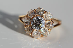 Timeless Cluster Diamond Ring