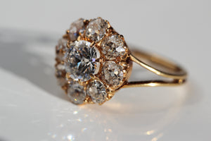 Timeless Cluster Diamond Ring