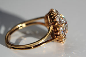 Timeless Cluster Diamond Ring