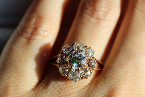 Timeless Cluster Diamond Ring