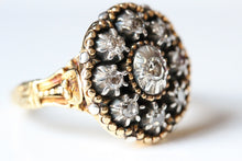 Load image into Gallery viewer, Scarce 1800&#39;s OMC Diamond Cluster Ring