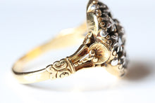 Load image into Gallery viewer, Scarce 1800&#39;s OMC Diamond Cluster Ring