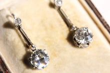 Load image into Gallery viewer, Edwardian 2.7ctw Diamond Earrings