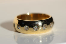 Load image into Gallery viewer, 7-Stone Old Cut Diamond Wide Band