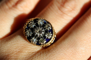 1800's Diamond Cluster Ring